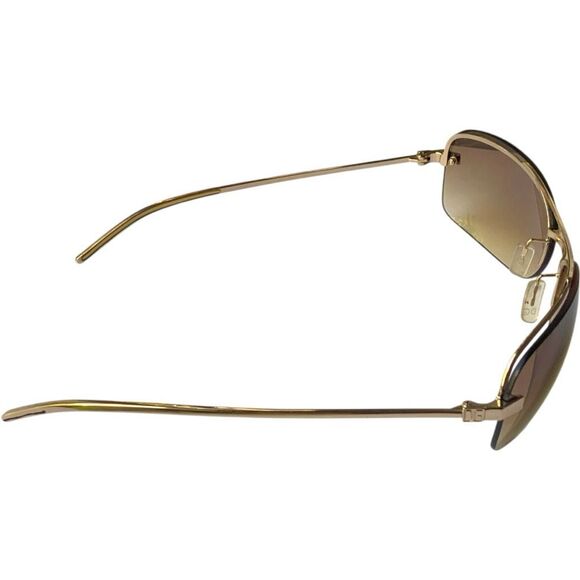Dolce & Gabbana Gold and Brown Sunglasses main image 8